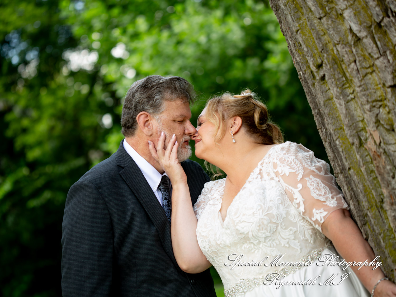 Darcy & Scott at Rochster Municipal Park Rochester MI wedding photo