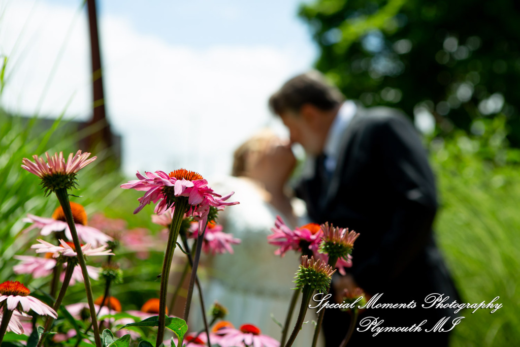 Darcy & Scott at Rochster Municipal Park Rochester MI wedding photo