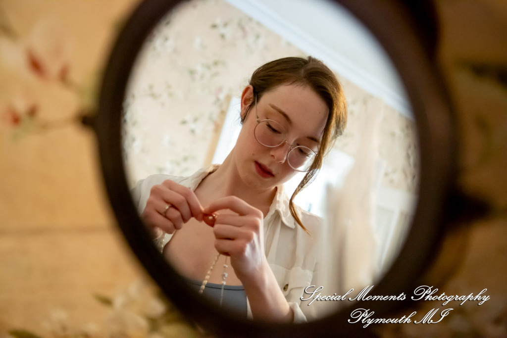 Samantha & David at Longacre House Farmington Hills MI wedding photograph