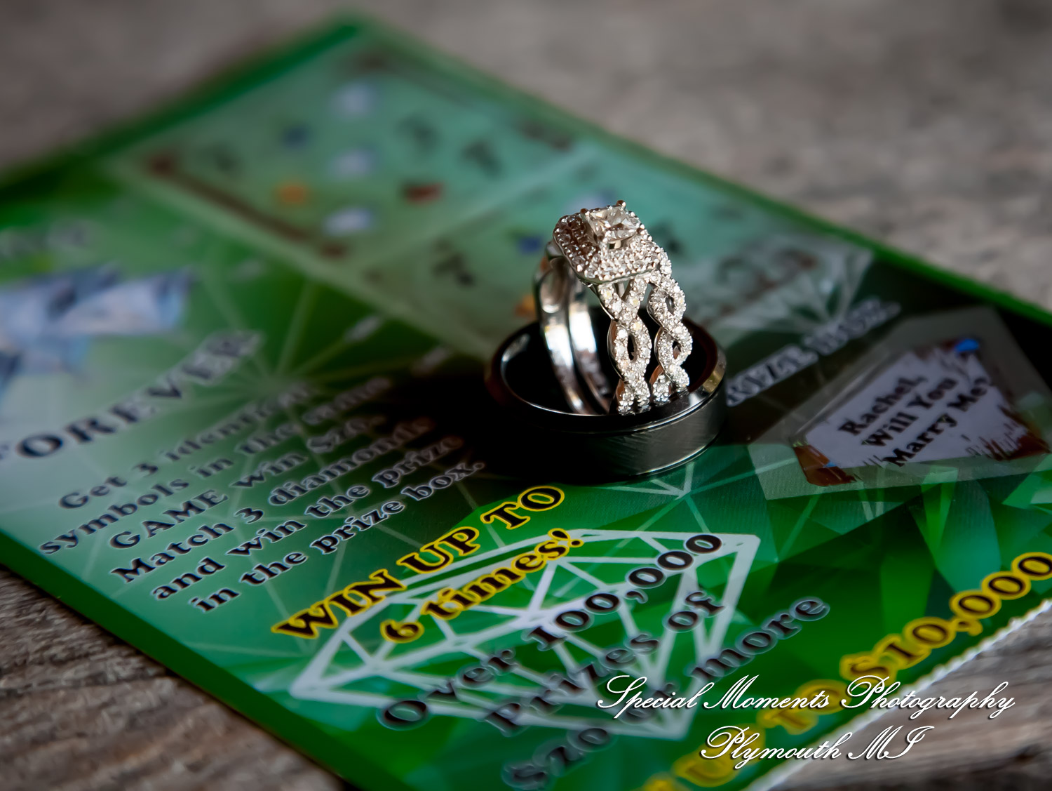 Lamar & Rachel at Strawberry Lake Lodge Pinckney MI wedding photograph