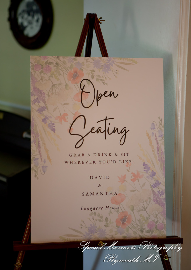 Samantha & David at Longacre House Farmington Hills MI wedding photograph