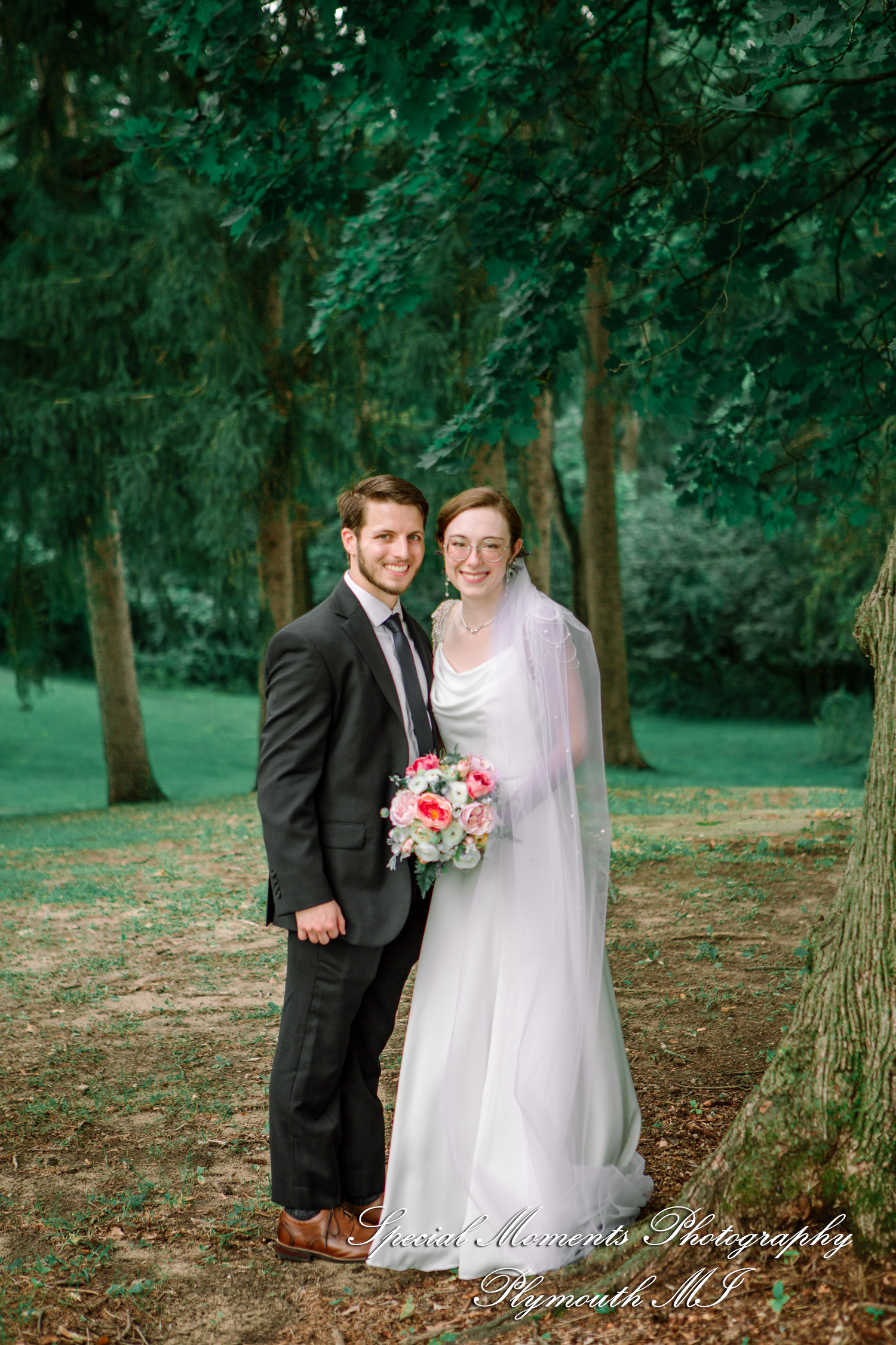 Samantha & David at Longacre House Farmington Hills MI wedding photograph