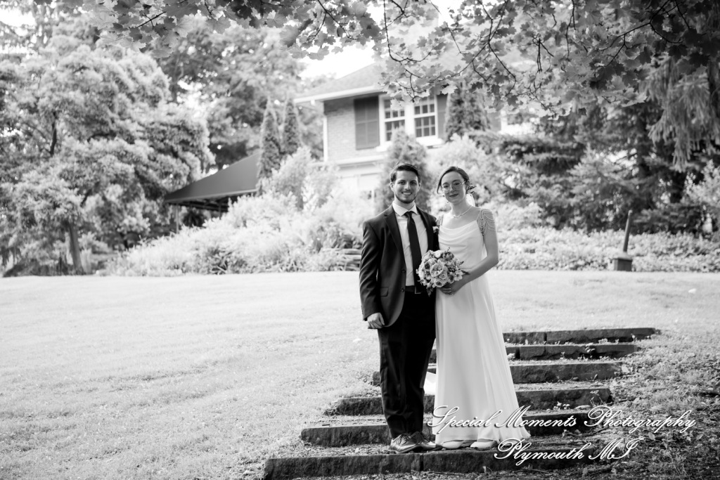 Samantha & David at Longacre House Farmington Hills MI wedding photograph
