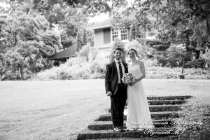 Samantha & David at Longacre House Farmington Hills MI wedding photograph