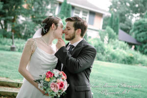 Samantha & David at Longacre House Farmington Hills MI wedding photograph