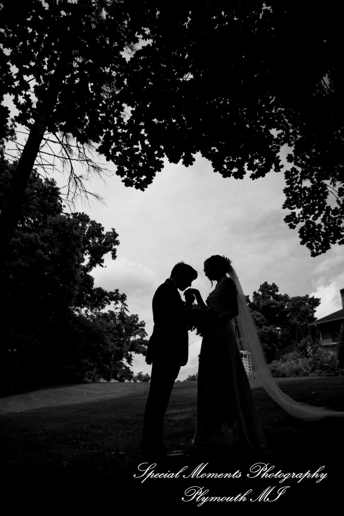 Samantha & David at Longacre House Farmington Hills MI wedding photograph