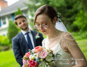 Samantha & David at Longacre House Farmington Hills MI wedding photograph