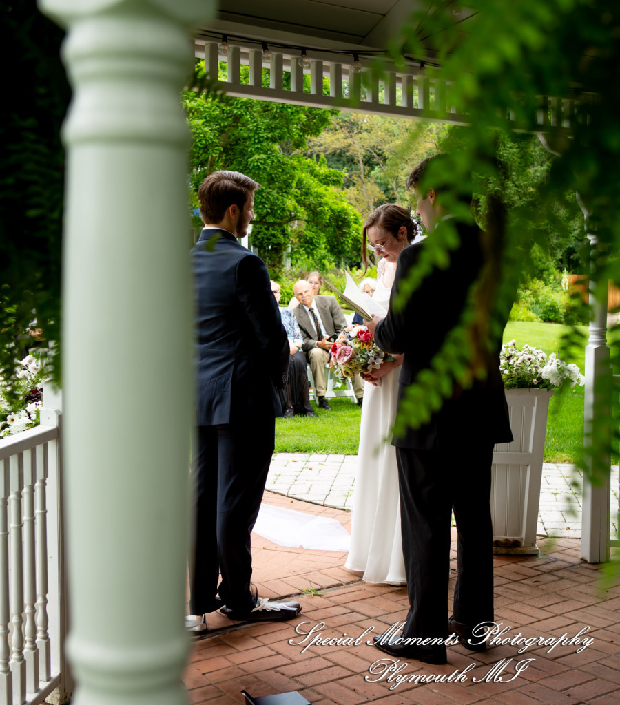 Samantha & David at Longacre House Farmington Hills MI wedding photograph