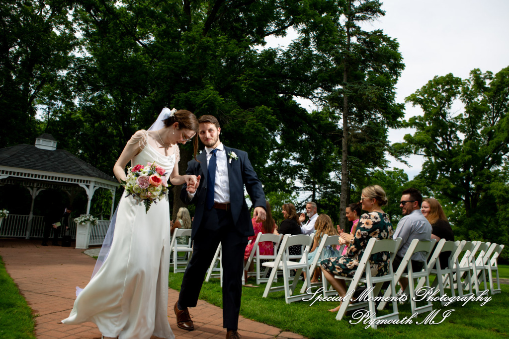 Samantha & David at Longacre House Farmington Hills MI wedding photograph