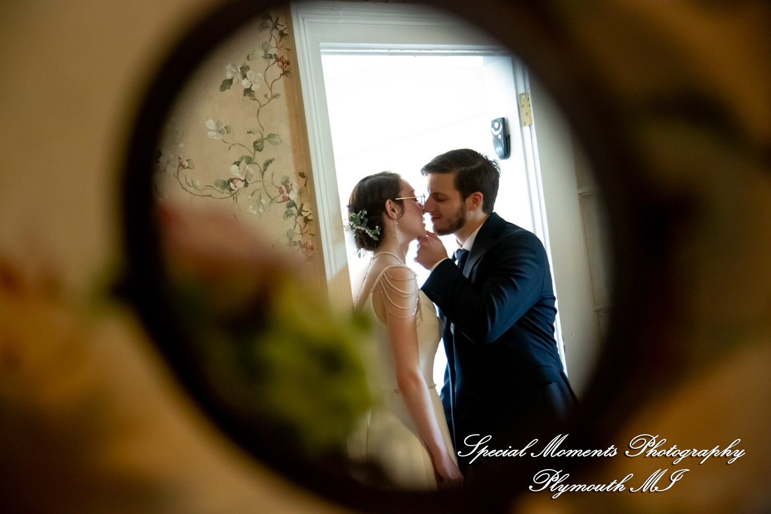Samantha & David at Longacre House Farmington Hills MI wedding photograph