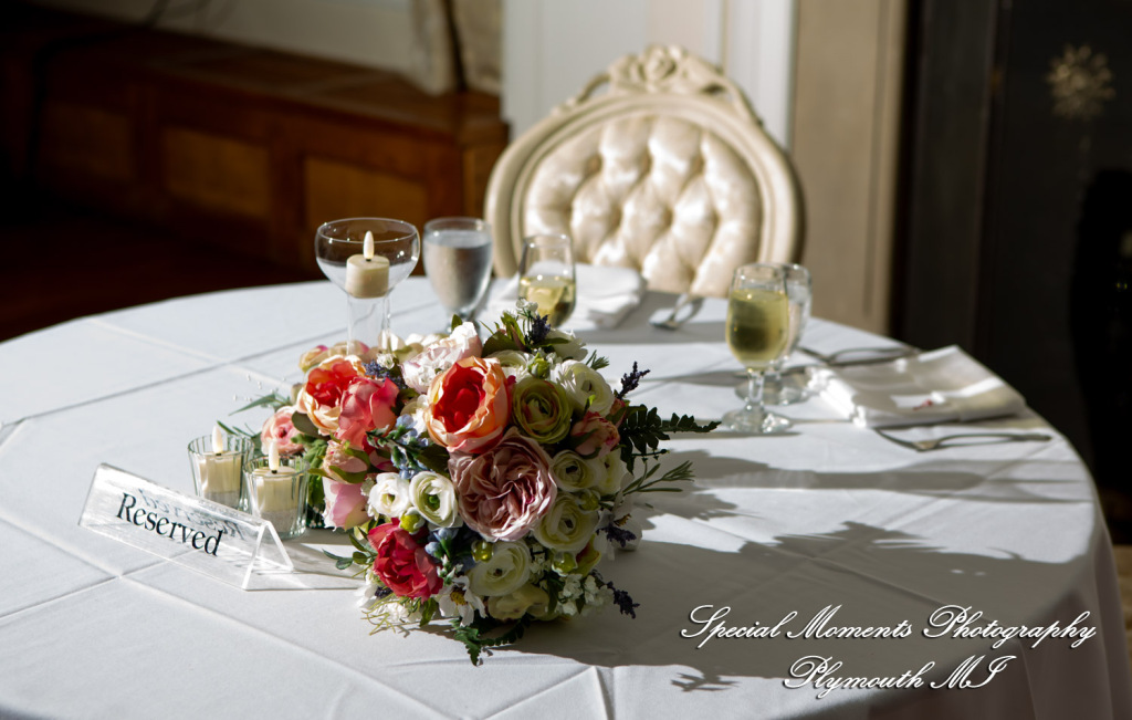 Samantha & David at Longacre House Farmington Hills MI wedding photograph