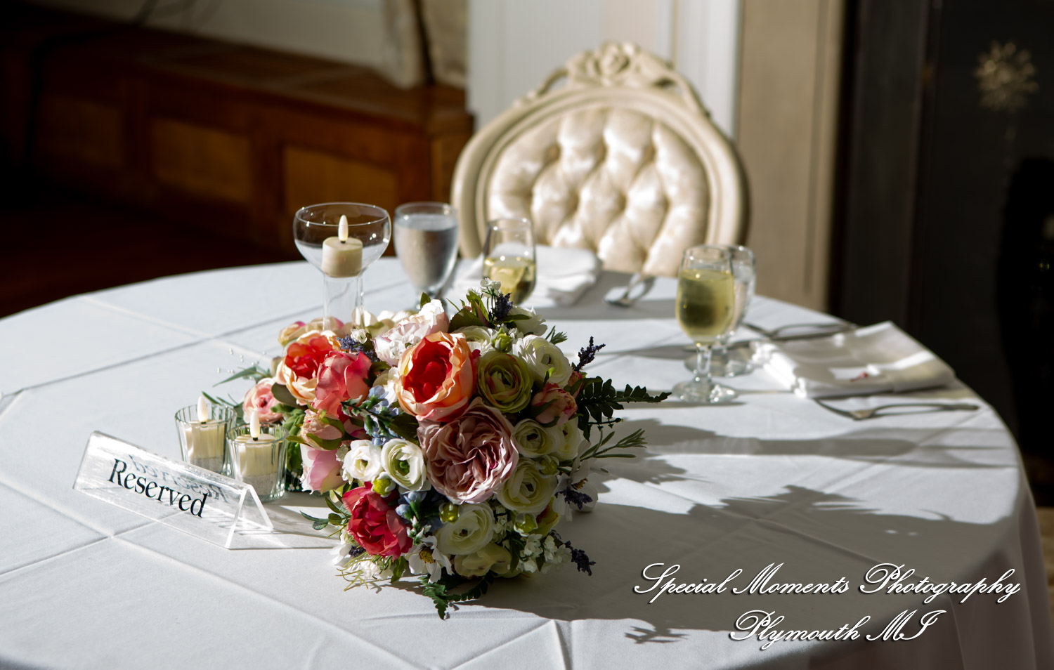 Samantha & David at Longacre House Farmington Hills MI wedding photograph