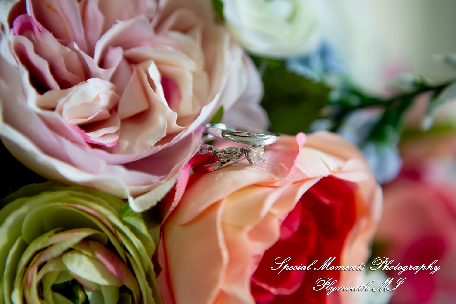 Samantha & David at Longacre House Farmington Hills MI wedding photograph