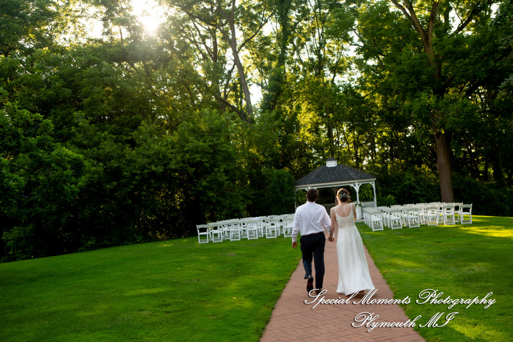 Samantha & David at Longacre House Farmington Hills MI wedding photograph