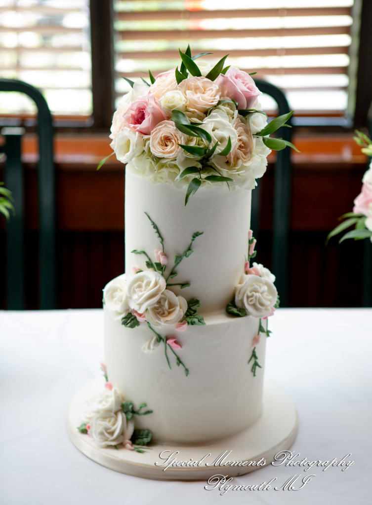 Darcy & Scott at The Masters Restaurant Madison Hts MI wedding photo