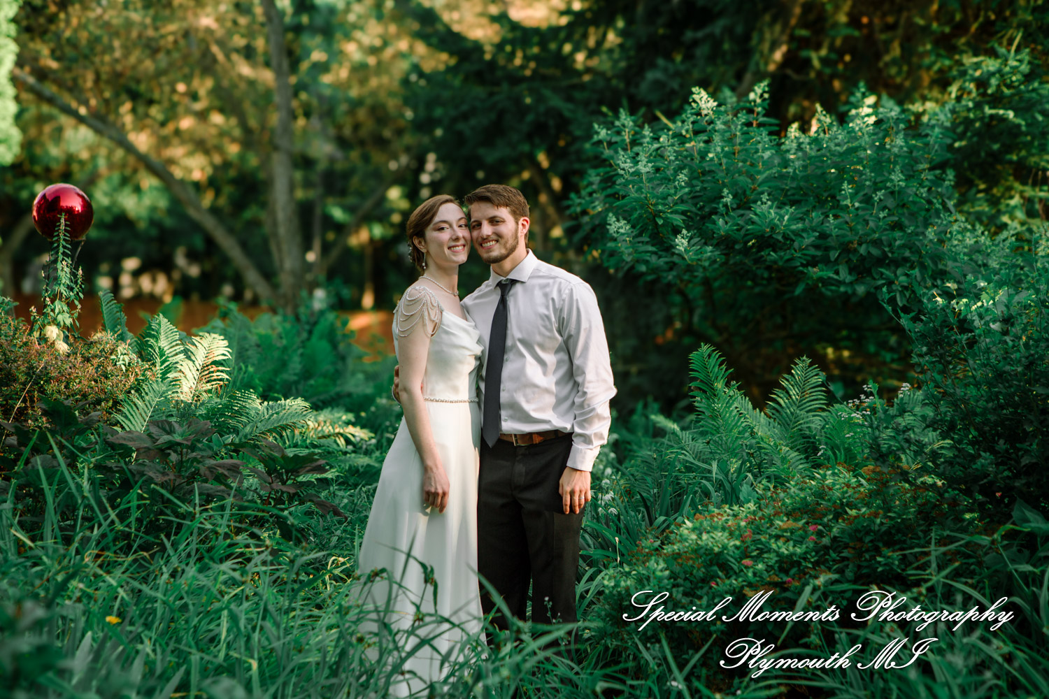 Samantha & David at Longacre House Farmington Hills MI wedding photograph