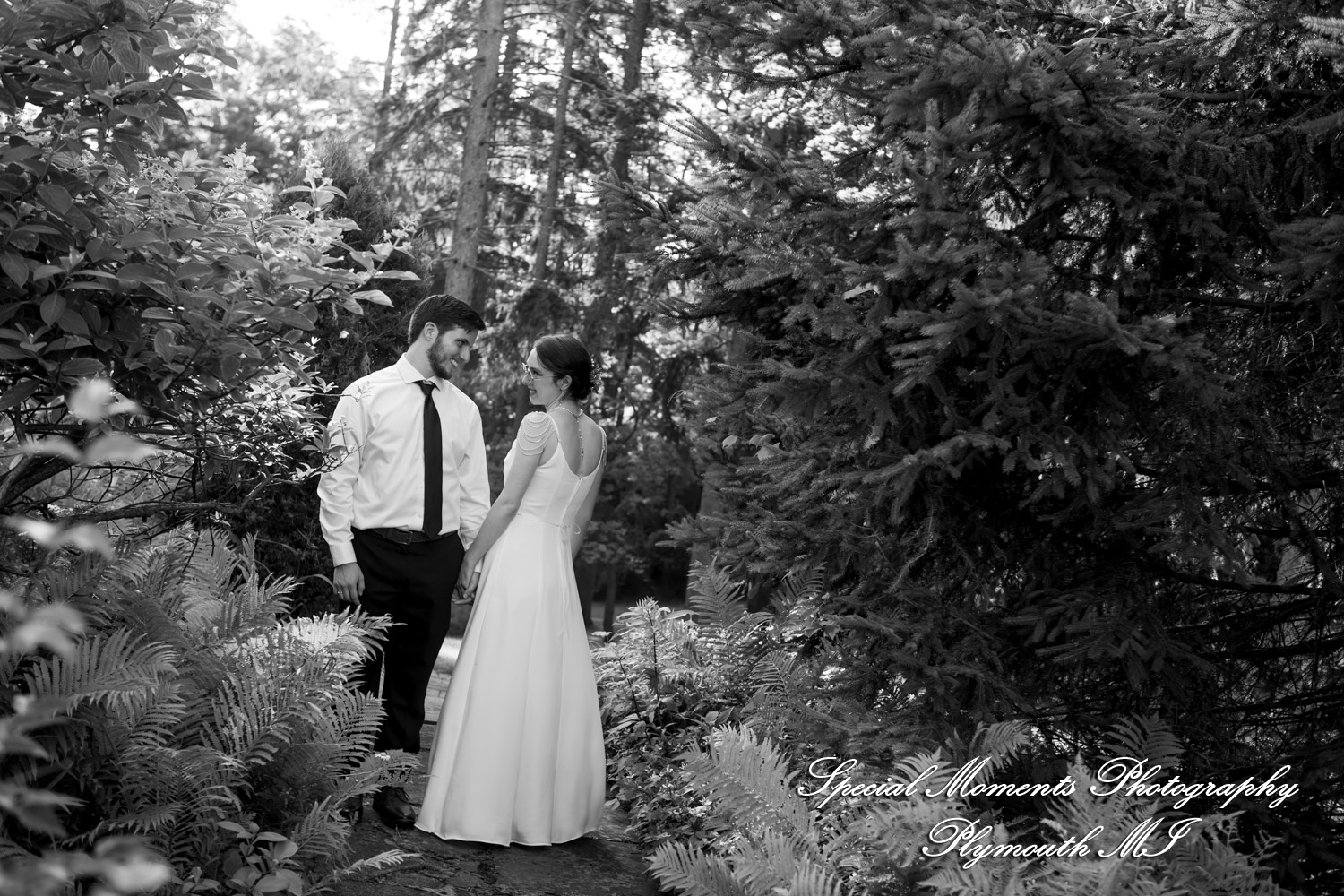 Samantha & David at Longacre House Farmington Hills MI wedding photograph