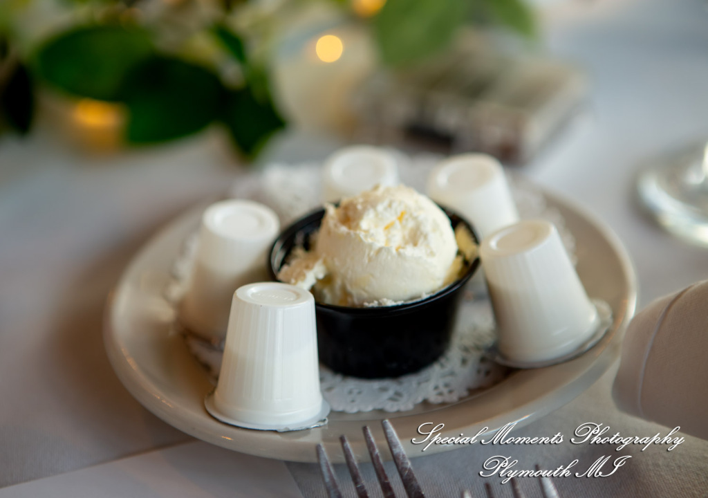 Darcy & Scott at The Masters Restaurant Madison Hts MI wedding photo