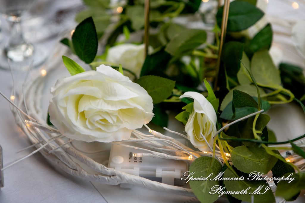 Darcy & Scott at The Masters Restaurant Madison Hts MI wedding photo