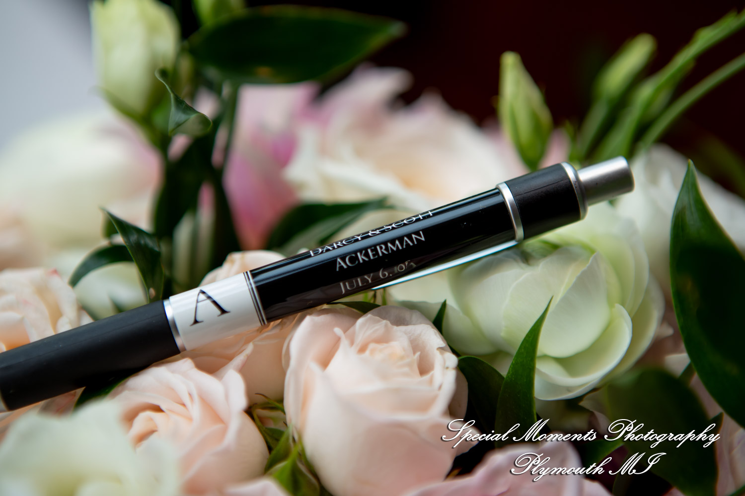 Darcy & Scott at The Masters Restaurant Madison Hts MI wedding photo