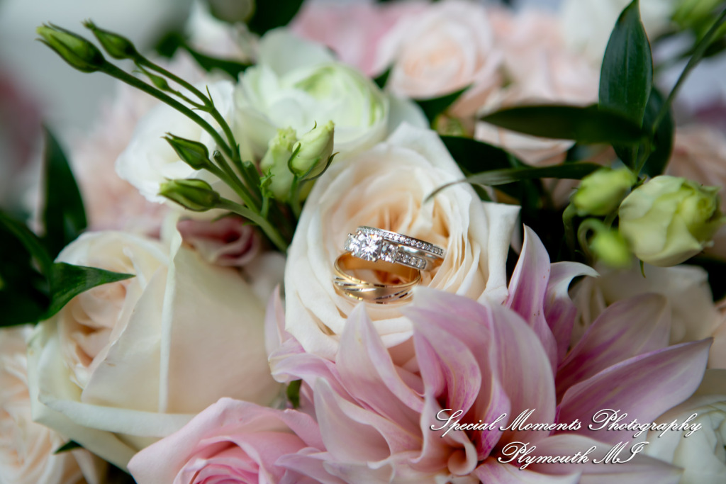 Darcy & Scott at The Masters Restaurant Madison Hts MI wedding photo