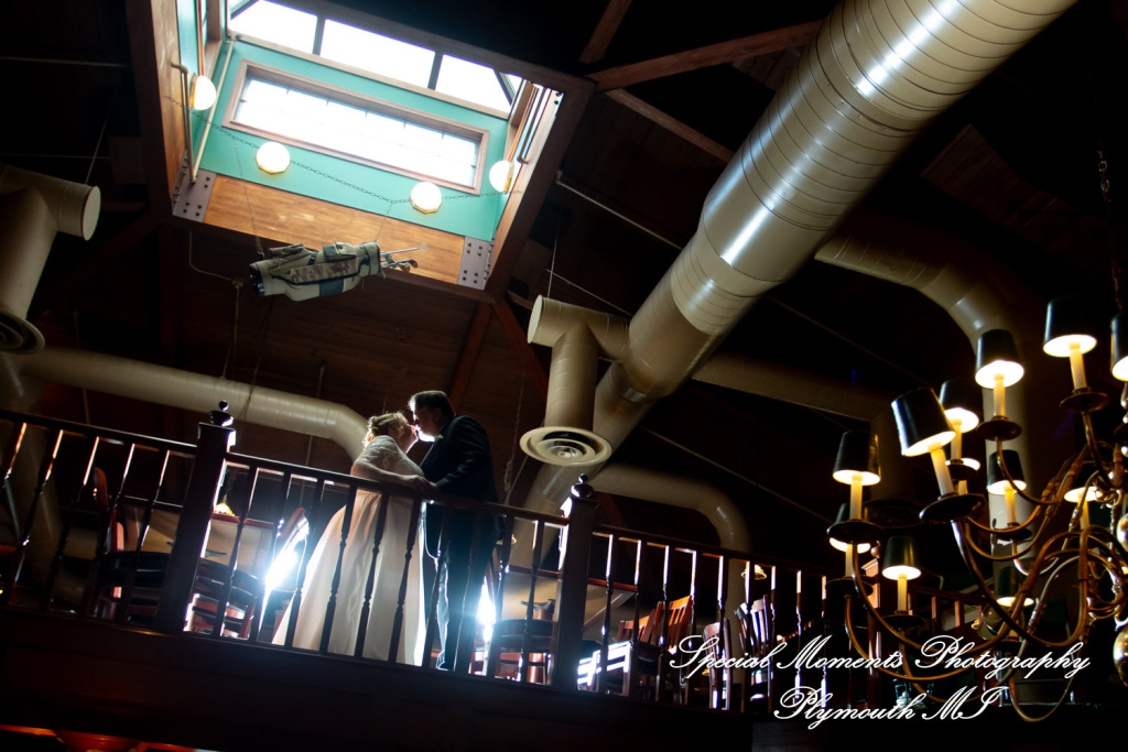 Darcy & Scott at The Masters Restaurant Madison Hts MI wedding photo