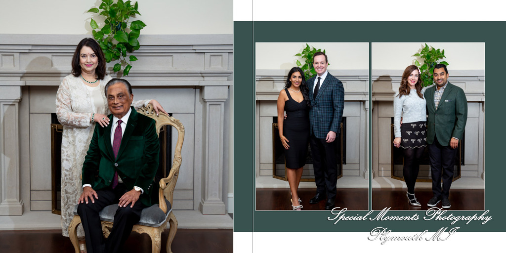 Fine Art Classic Design - Bahadur Family at Home in Bloomfield Hills MI family photography
