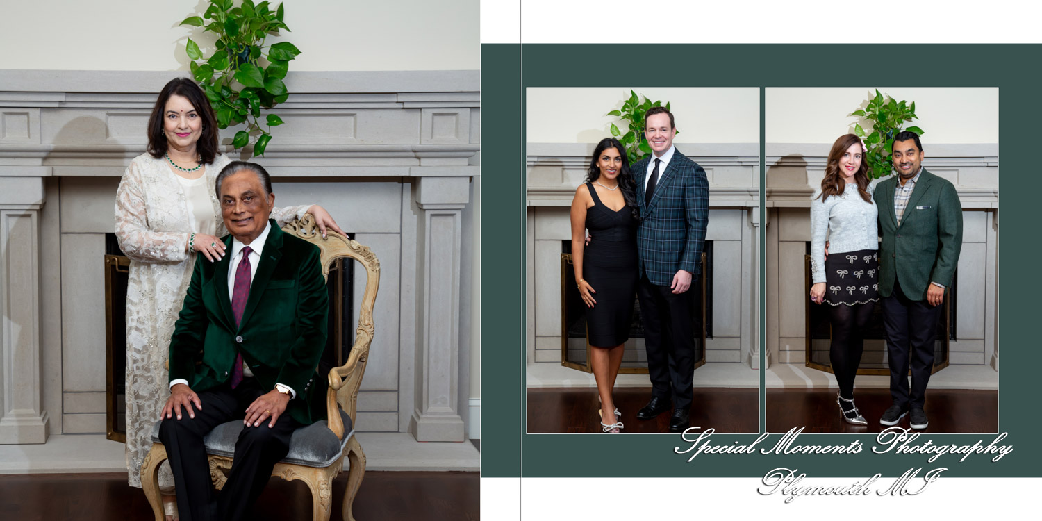 Fine Art Classic Design - Bahadur Family at Home in Bloomfield Hills MI family photography