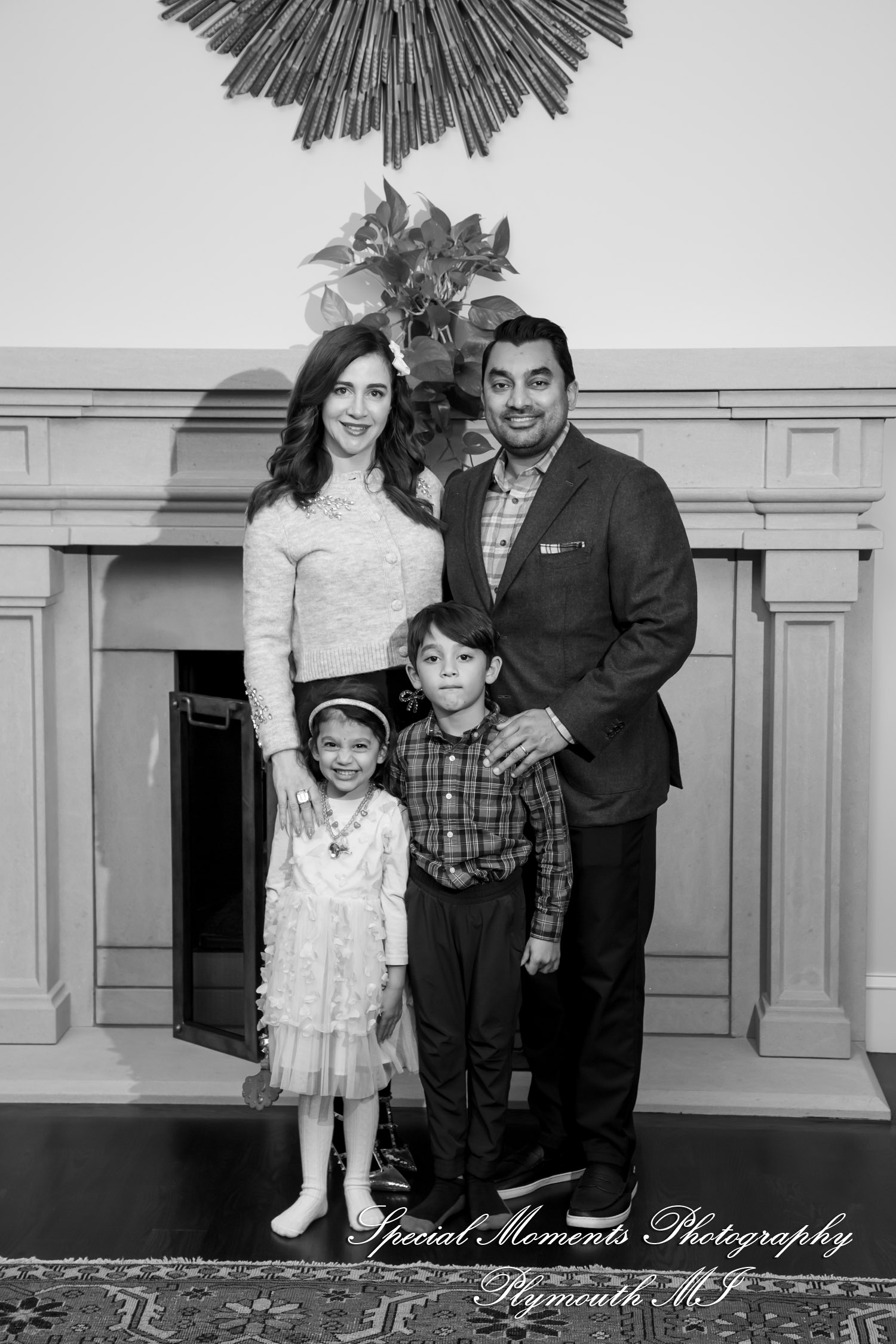 The Bhhadur Family at Home in Bloomfield Hills MI family photography