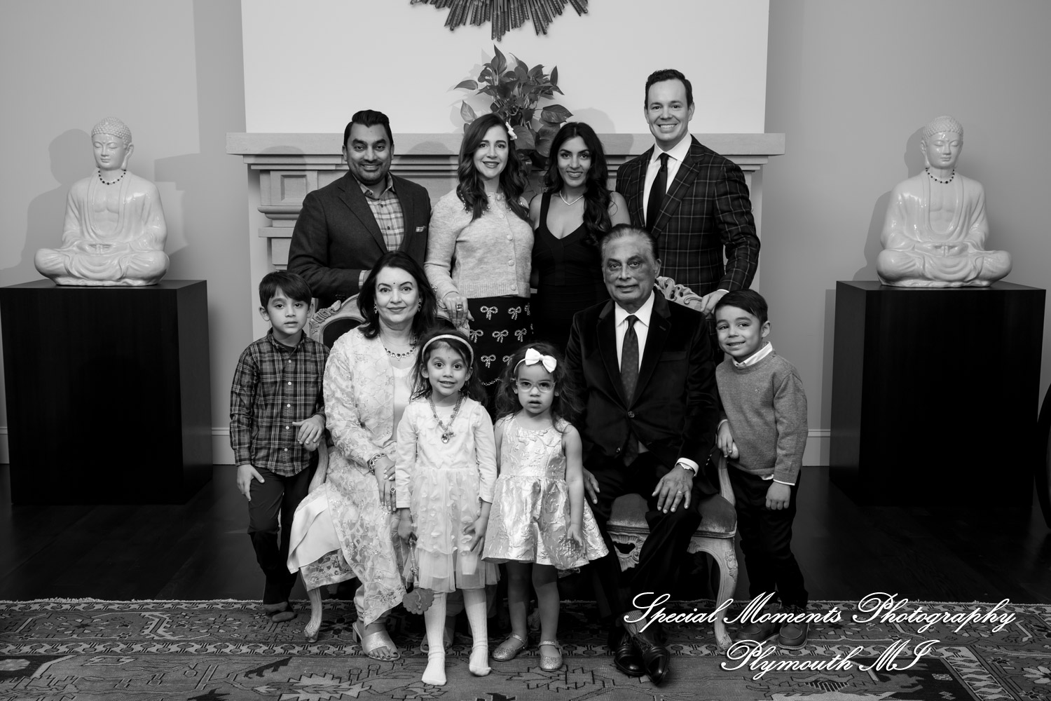 The Bhhadur Family at Home in Bloomfield Hills MI family photography