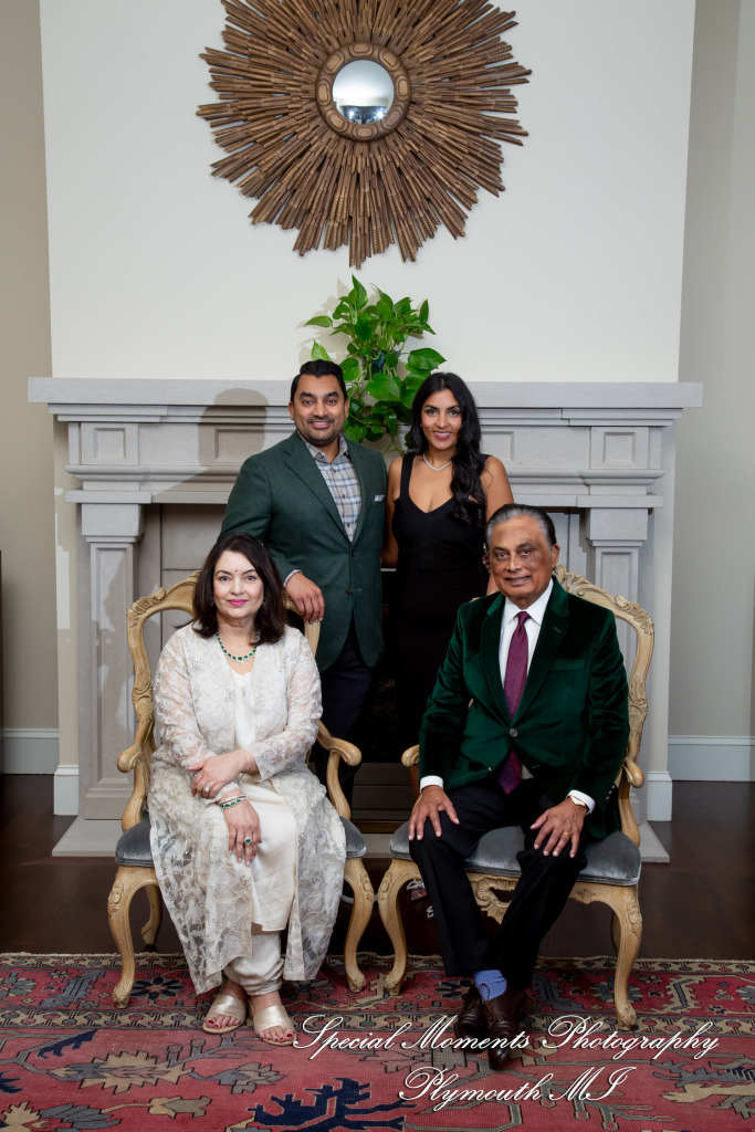 The Bhhadur Family at Home in Bloomfield Hills MI family photography