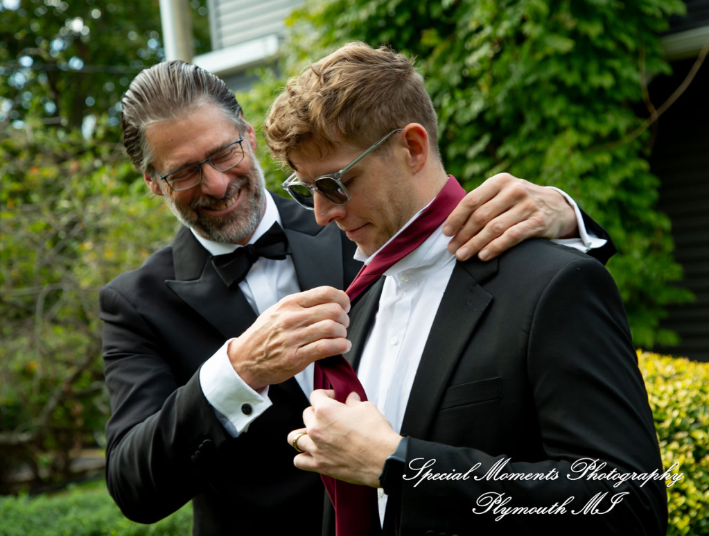 Chloe & Daniel at Wellers West Garden Saline MI wedding photography