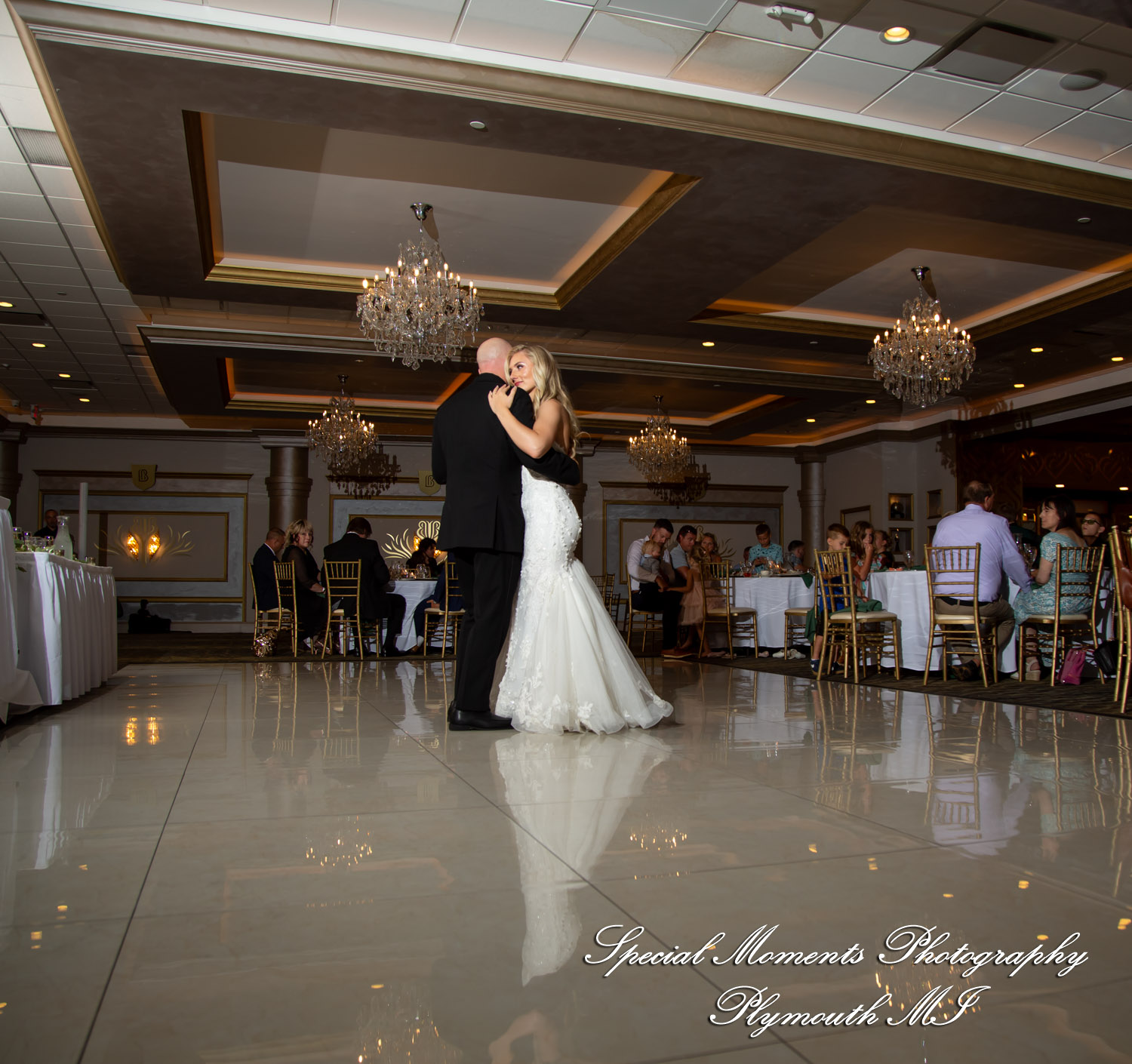A Couple at Bentley Banquet Conference Center Wyandotte MI wedding photography