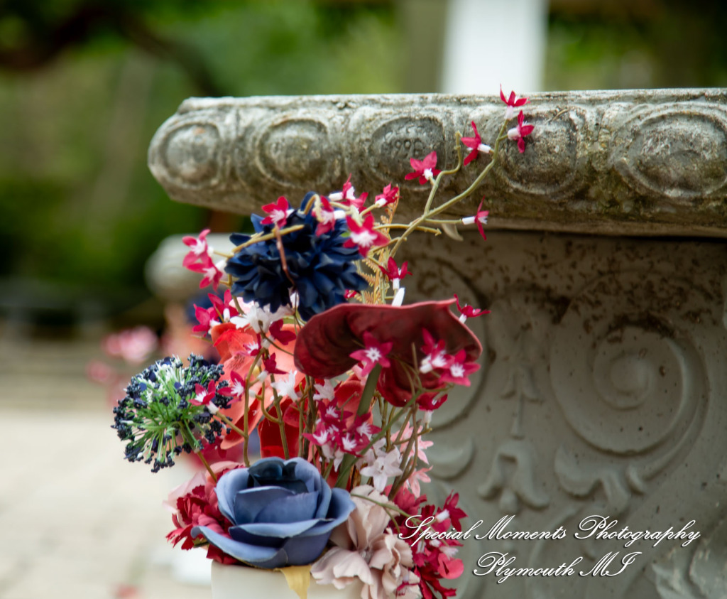 Chloe & Daniel at Wellers West Garden Saline MI wedding photography