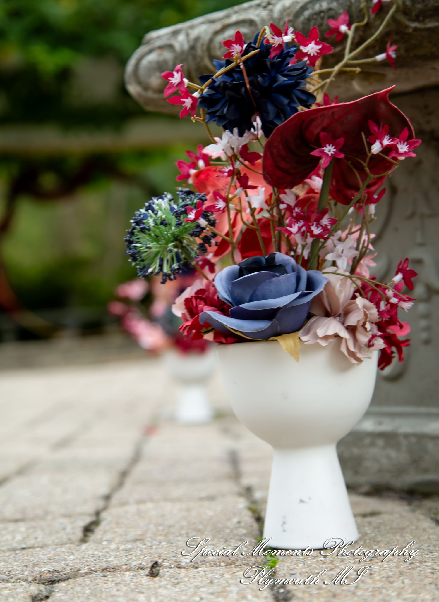 Chloe & Daniel at Wellers West Garden Saline MI wedding photography