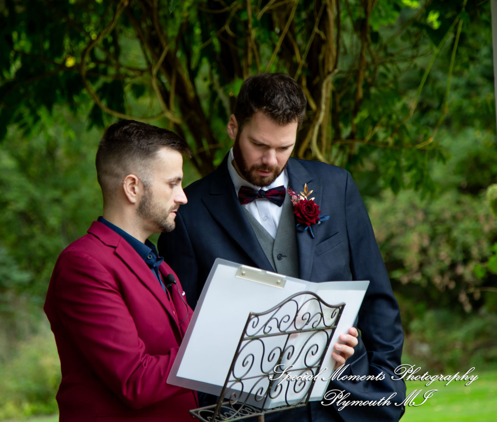 Chloe & Daniel at Wellers West Garden Saline MI wedding photography