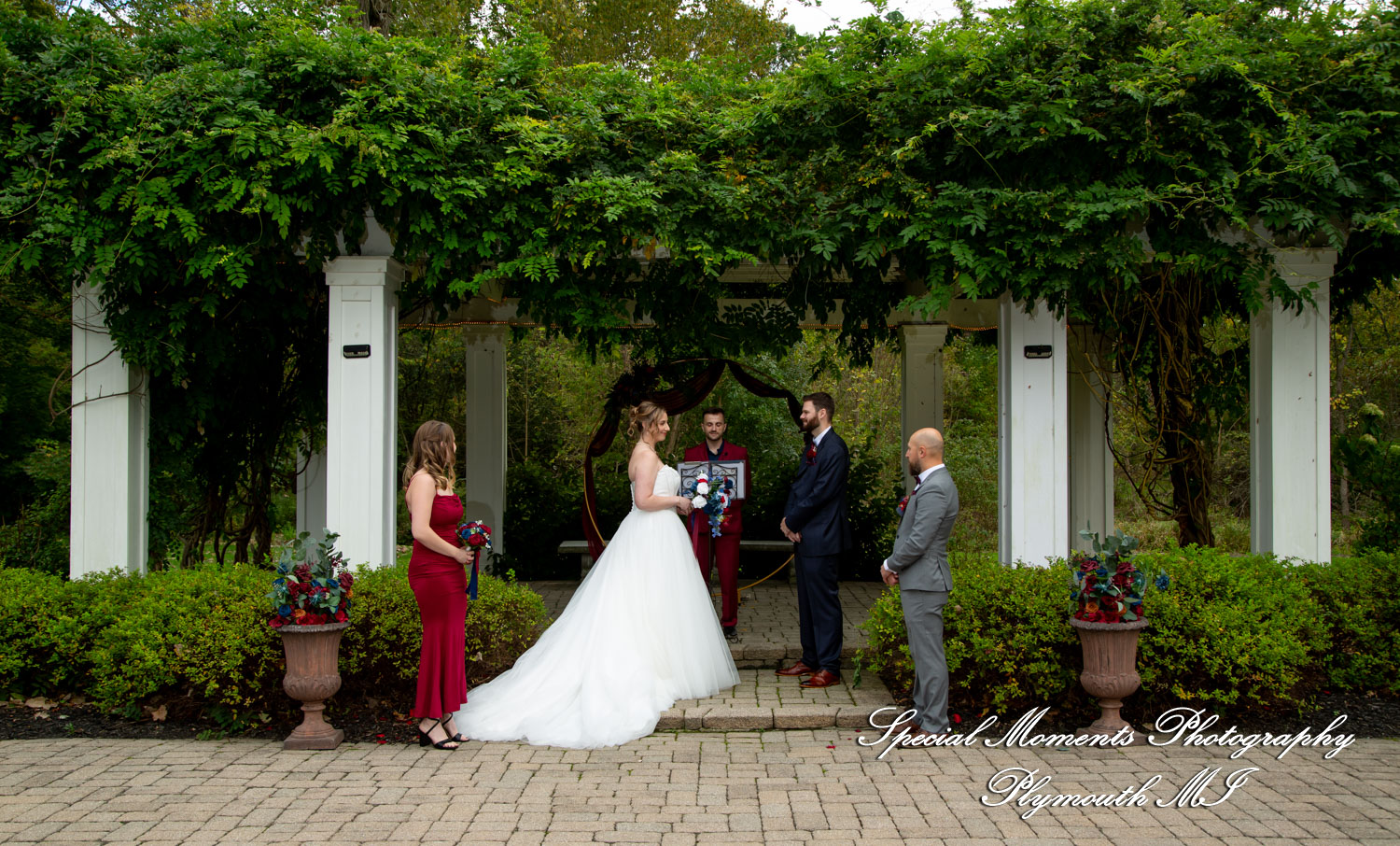 Chloe & Daniel at Wellers West Garden Saline MI wedding photography