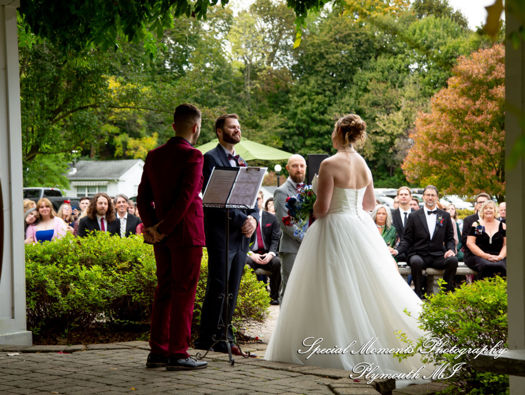Chloe & Daniel at Wellers West Garden Saline MI wedding photography