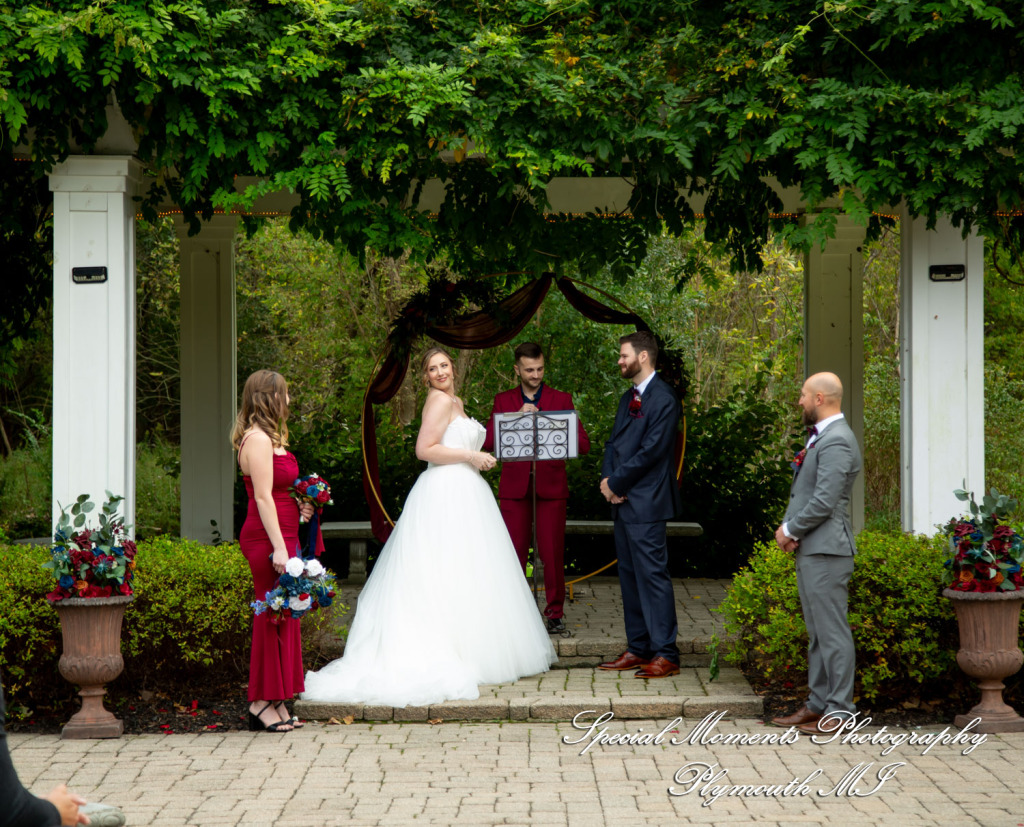 Chloe & Daniel at Wellers West Garden Saline MI wedding photography