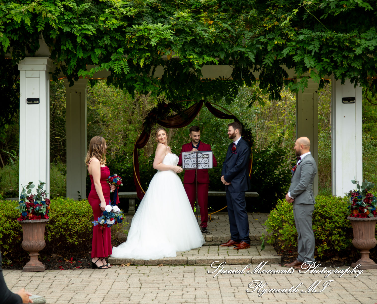 Chloe & Daniel at Wellers West Garden Saline MI wedding photography