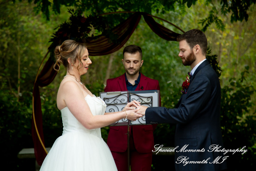 Chloe & Daniel at Wellers West Garden Saline MI wedding photography