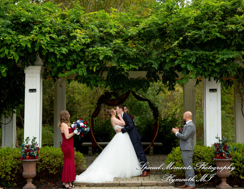 Chloe & Daniel at Wellers West Garden Saline MI wedding photography