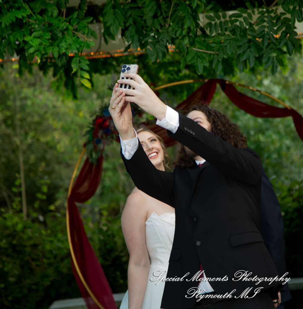 Chloe & Daniel at Wellers West Garden Saline MI wedding photography