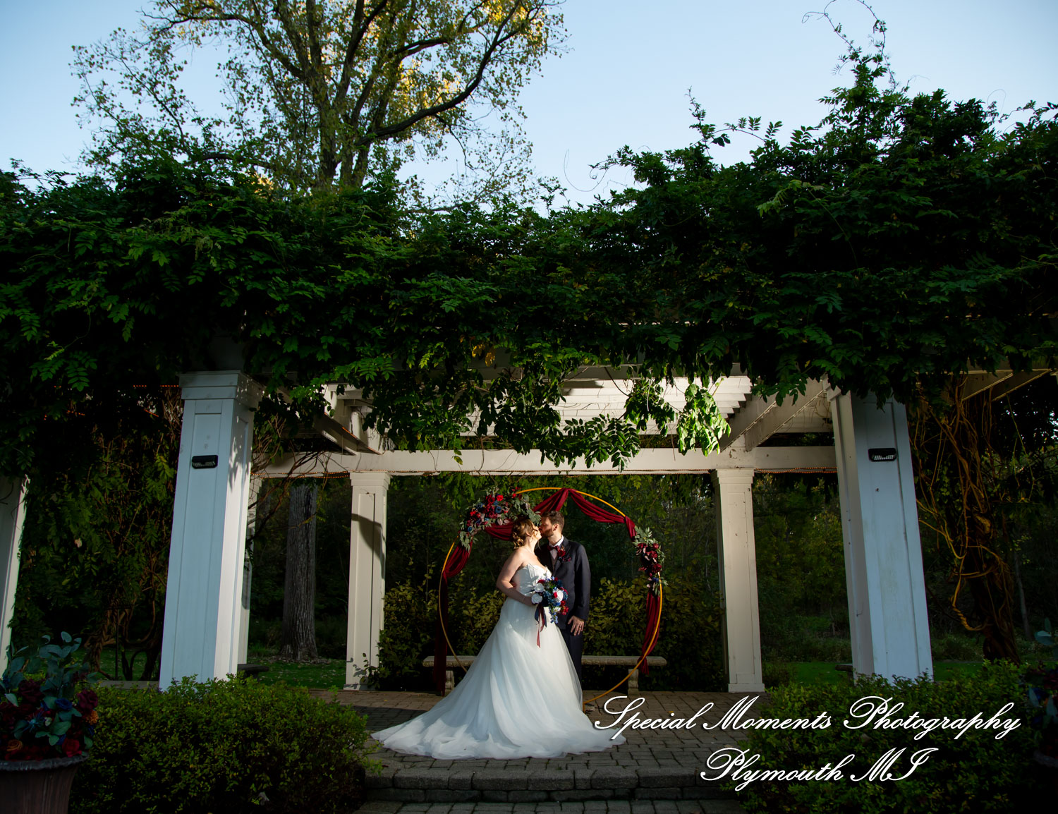 Chloe & Daniel at Wellers West Garden Saline MI wedding photography