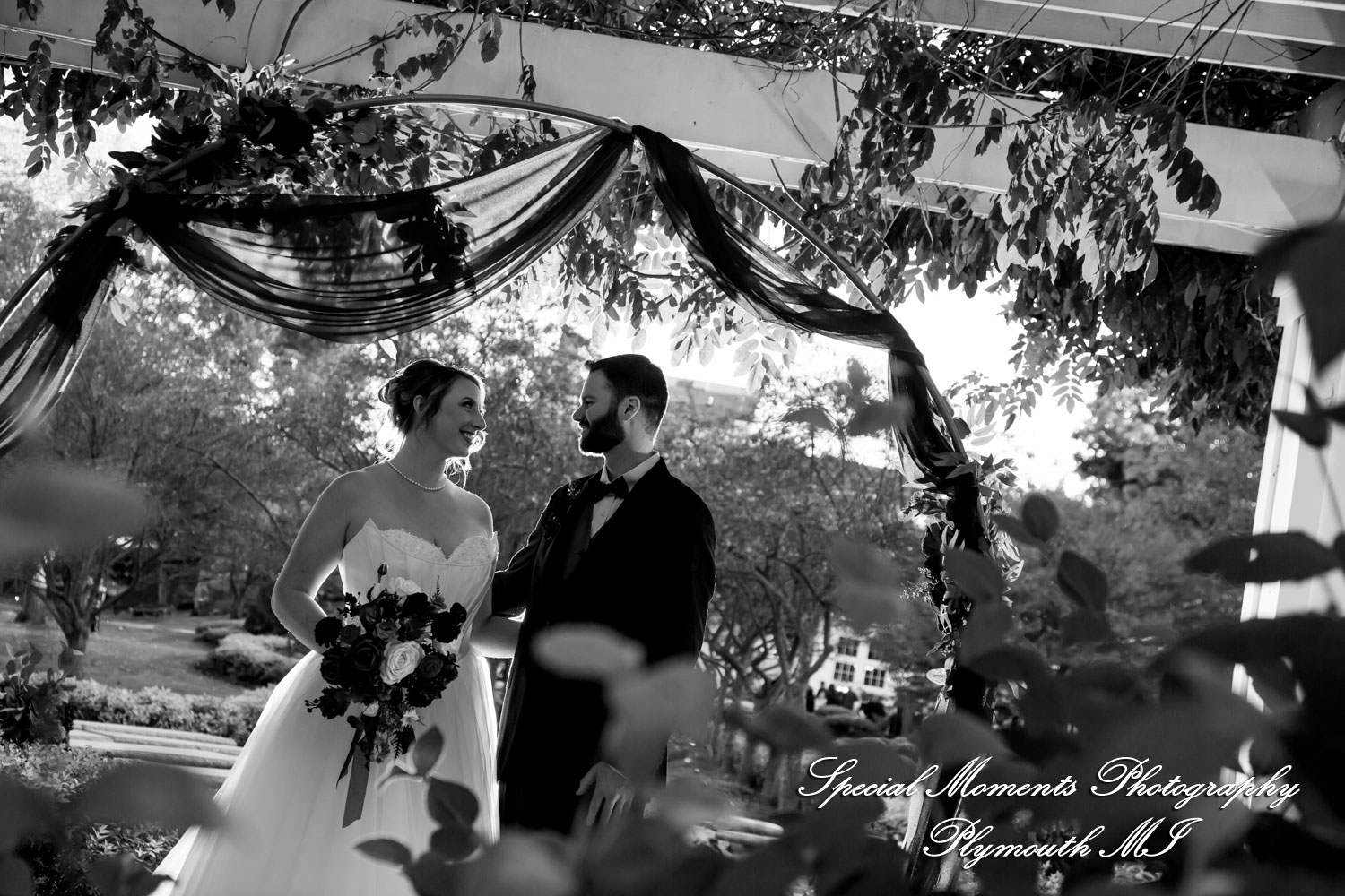 Chloe & Daniel at Wellers West Garden Saline MI wedding photography