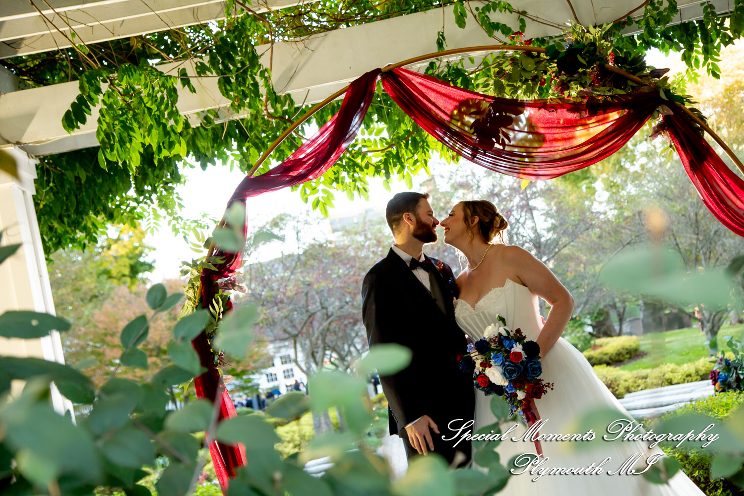 Chloe & Daniel at Wellers West Garden Saline MI wedding photography