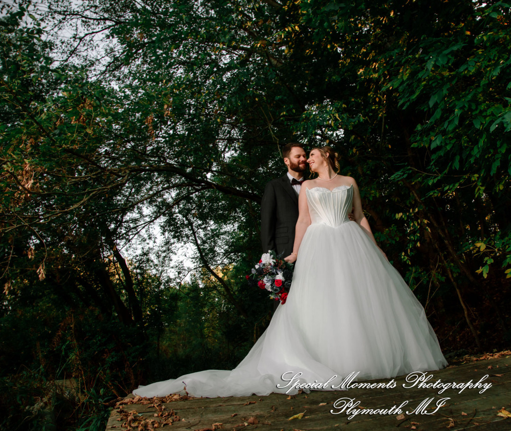 Chloe & Daniel at Wellers West Garden Saline MI wedding photography