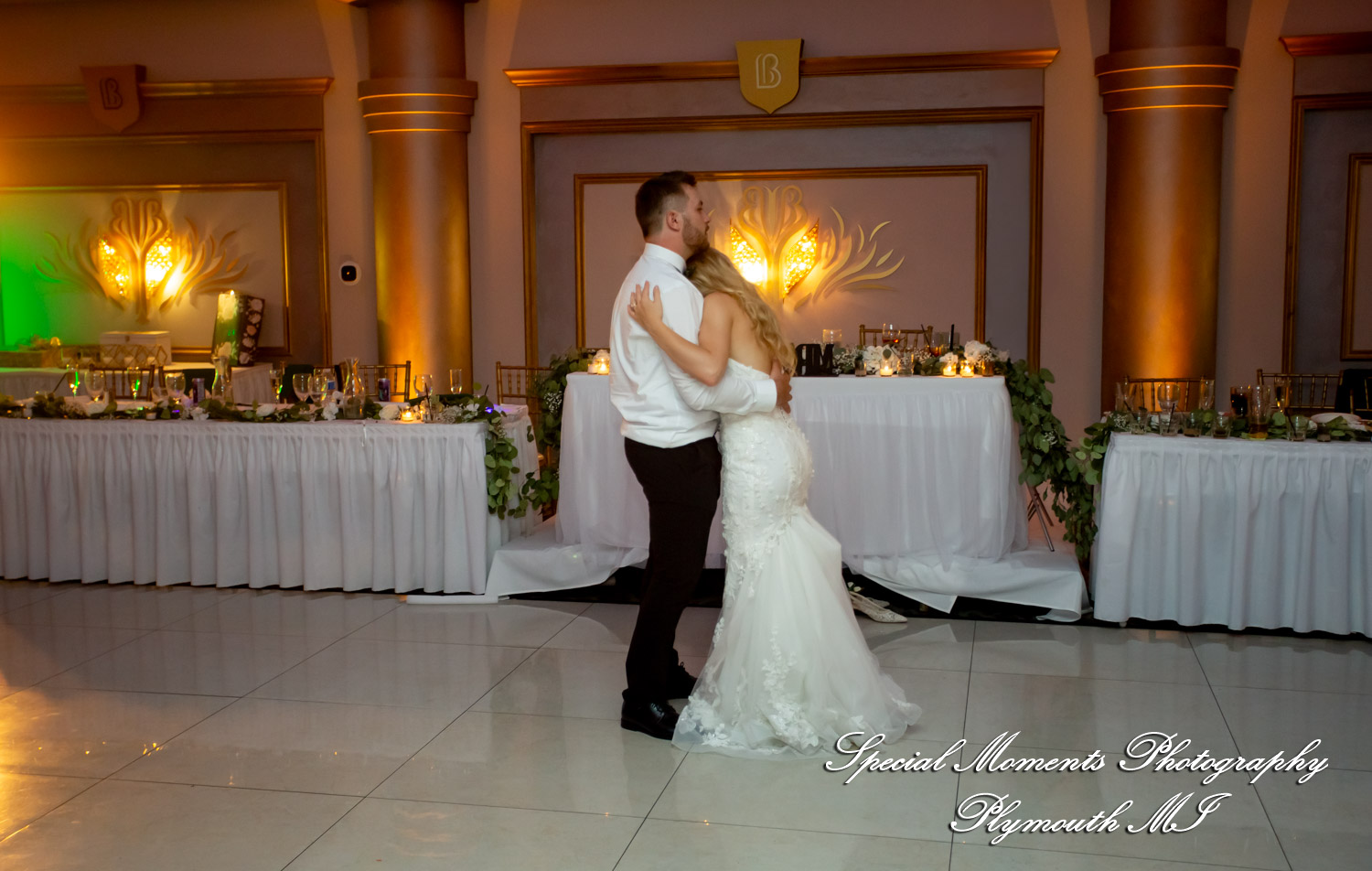 A Couple at Bentley Banquet Conference Center Wyandotte MI wedding photography