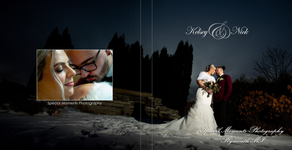 Coffee Table Design - Nick & Kelsey at Bentley Banquet Conference Center Wyandotte MI wedding album photography