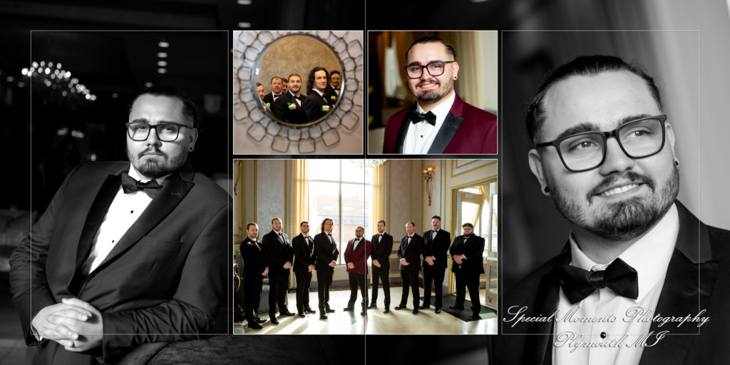 Coffee Table Design - Nick & Kelsey at Bentley Banquet Conference Center Wyandotte MI wedding album photography